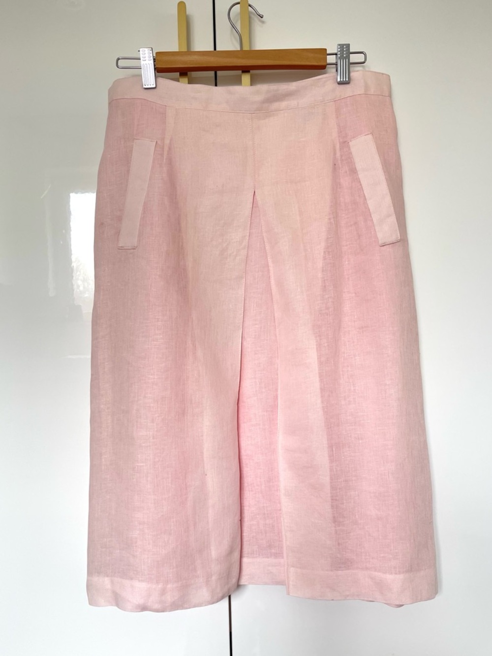 Ellen Margaret Moody vintage 100% linen skirt Large